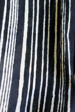 Black + White Striped Scarf - Good Cloth