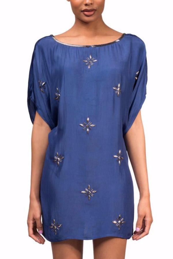 Good Cloth Exclusive Limited Edition: Cosmic T-Shirt Dress|Good Cloth