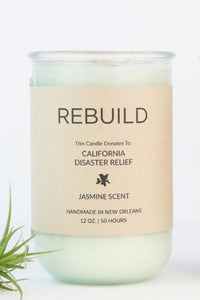 Rebuild | Northern California Wildfire Relief | Jasmine Scent