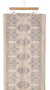Vanna Table Runner In Pan's Labyrinth Print On Natural - Good Cloth