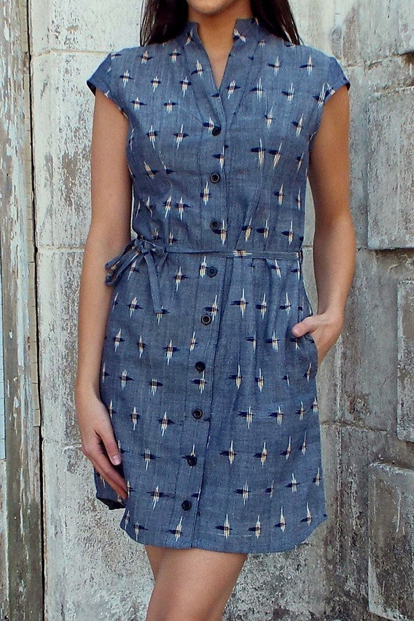 Chambray Button Up Shirt Dress Chambray Button Up Shirt Dress