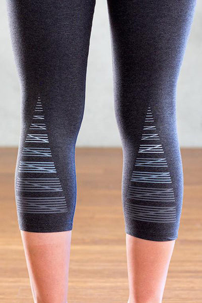 Power Crop Organic Cotton Yoga Pants & Ancient Tally Marks