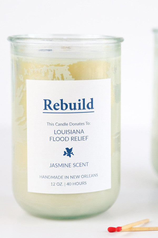 Rebuild Louisiana Cause Candle in Jasmine