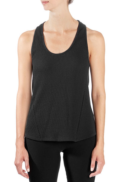 Thermal Racerback Year-Round Tank in Black